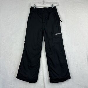 Billabong Girls Caltyr Size Small Snowboard Ski Pants Youth Black Ski Gear ECU